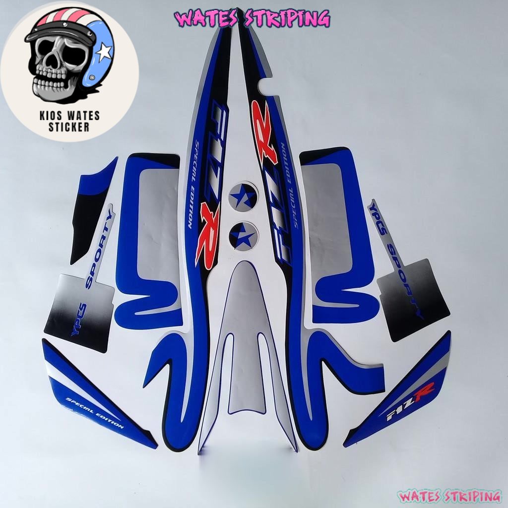 Striping Decal Polet Sticker Yamaha F1ZR Caltex Edition motorcycle Best ...