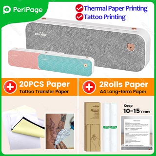 Original PeriPage A4 Paper Printer Direct Thermal Transfer Wirless