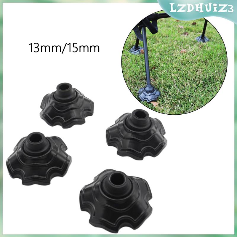 [lzdhuiz3] 4x Moon Chair Leg Protectors Outdoor Chair Leg Tips Caps