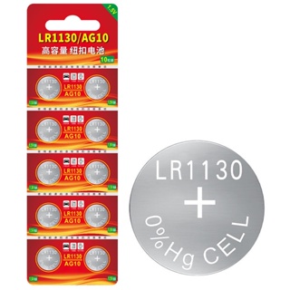 Tianqiu AG10 LR1130 Button Cell Batteries - 10 Count for sale