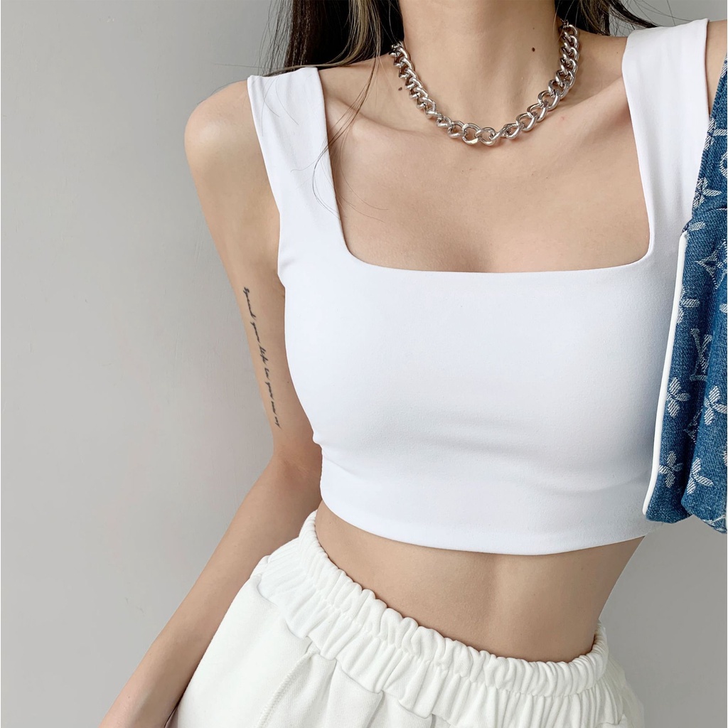 Korean Button Up Tank Top