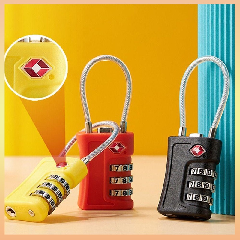 TSA Customs Code Lock For Travel Luggage Password Changeable Lock