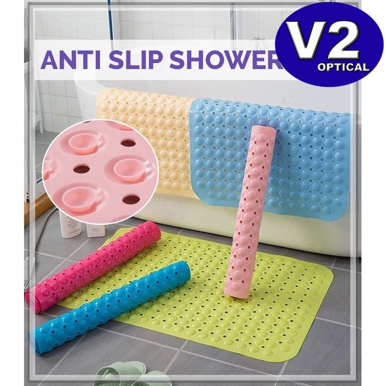 (Bubble) PVC Anti-slip Shower Mat Waterproof Bathroom Rug Toilet ...