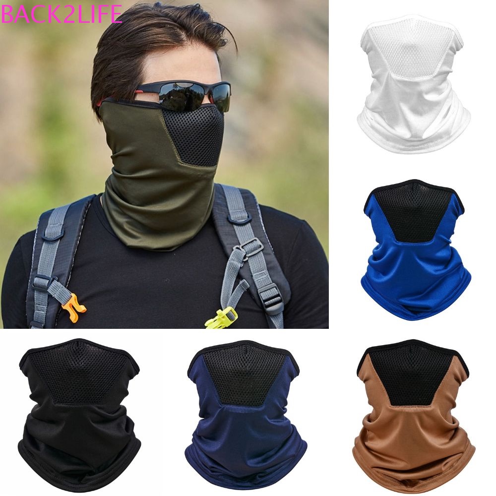 BACK2LIFE Summer Sunscreen Mask Sun Protection Face Cover Face