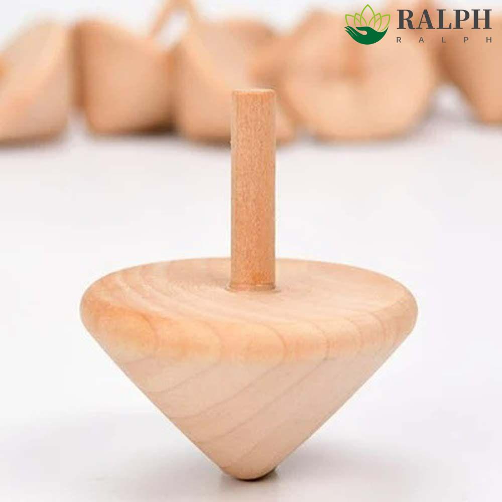 Balacoo 40 Pcs Top Unfinished Wood Tops Kids Tops DIY Tops