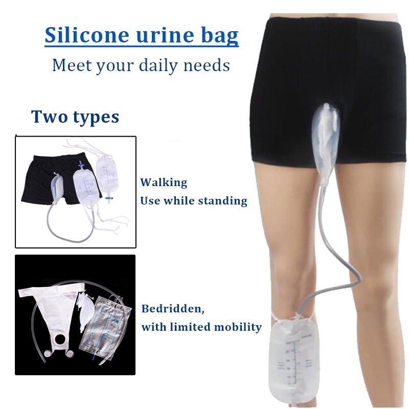 Reusable Urine Leg Bag Incontinence Urinary Leg Bags Leak Proof 