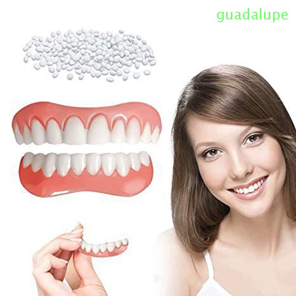 GUADALUPE False Teeth, Smile Oral Care Upper Lower Veneers Teeth