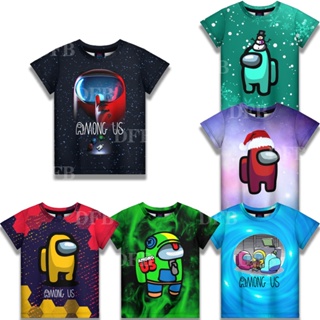 Roblox Short Sleeve T-shirt Kids Boy 3d Printed Tee Shirt Summer Ca