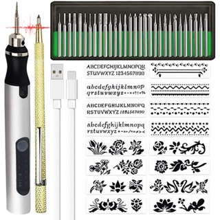 Electric Micro Engraver Pen Mini DIY Engraving Tool Stainless Steel  35000r/min