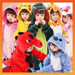 Kigurumi Onesie Adult Animal Tiger Pajamas Suit Warm Soft Stitch Sleepwear  Onepiece Winter Jumpsuit Pijama Nightwear Women Clothes