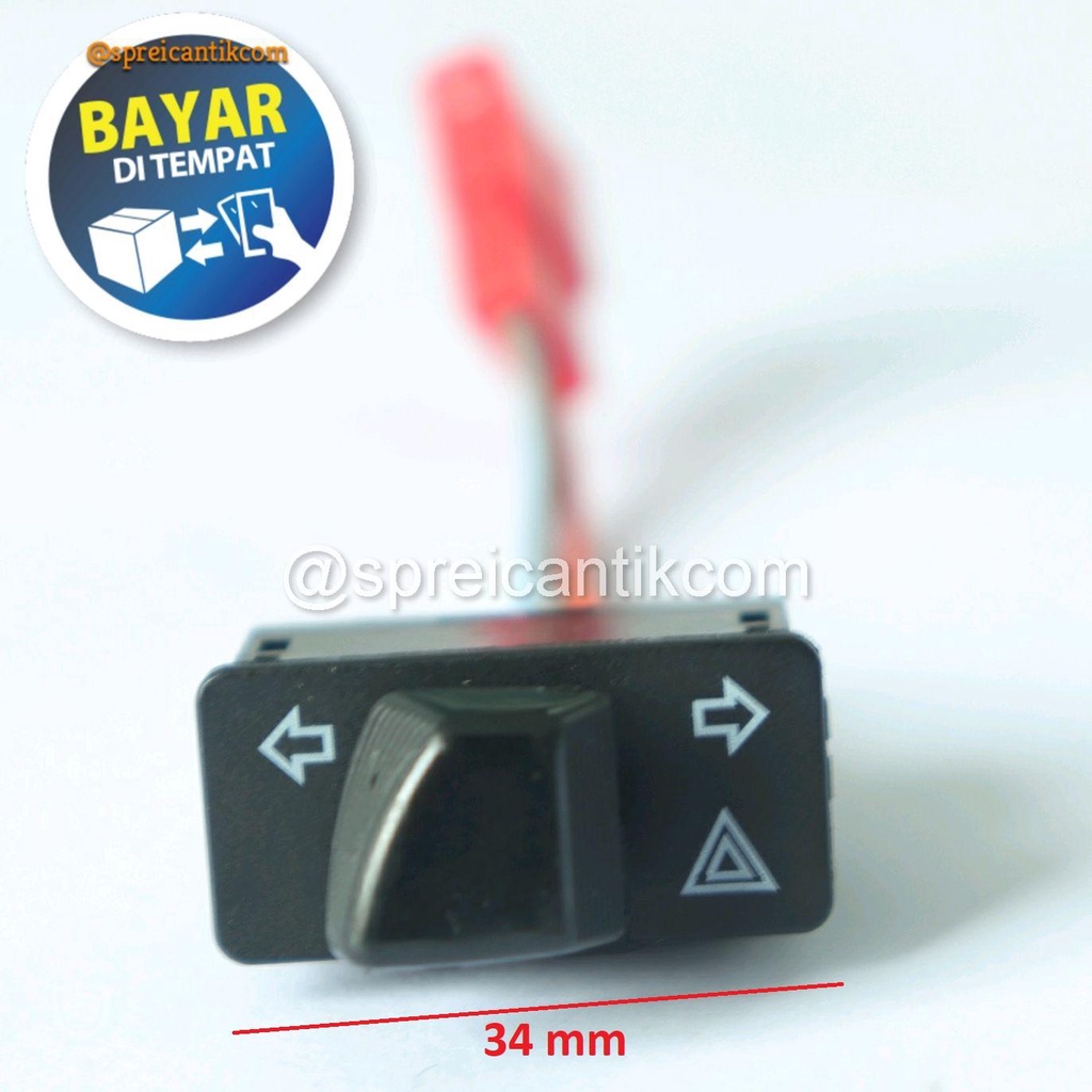 TOMBOL HYC 3-Wire Hazard Plus Switch Button - HONDA Revo 110 - Spacy Fi ...