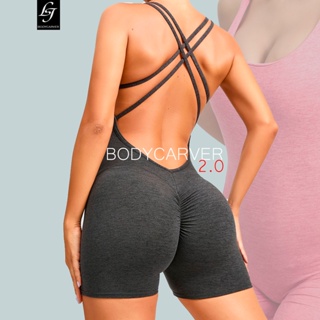 Winter Sports Seamless One-Piece Yoga Bodysuit Dance Abdominal Compression  Zipper Jumpsuit - China Yoga and Gym price