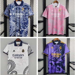 2023-24 Real Madrid Dragon Special Edition Shirt Top Kit - Purple