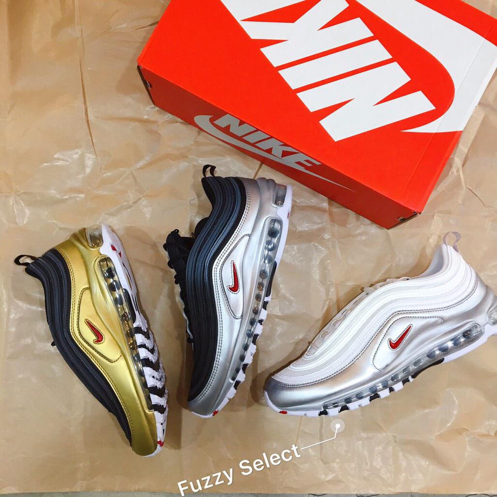 Nike 97 white on sale silver