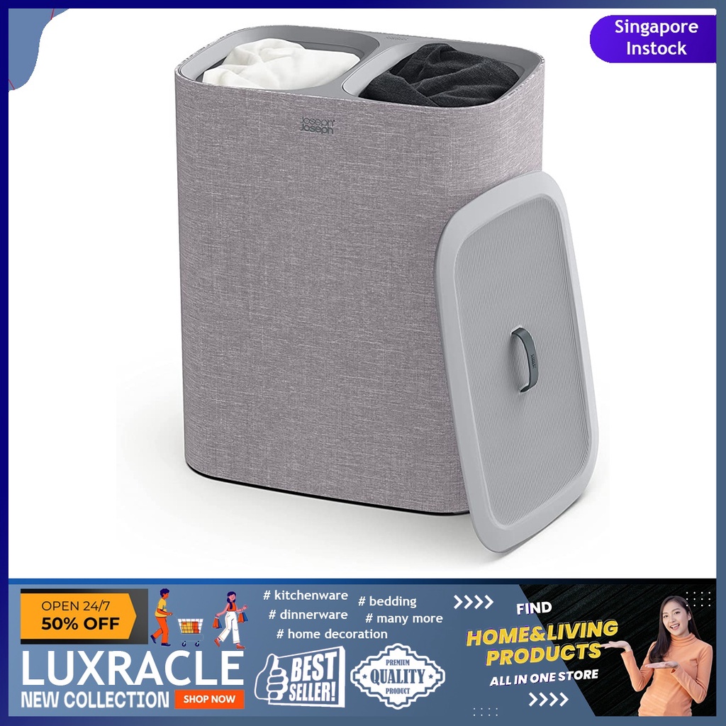 [sgstock] Joseph Joseph Tota 60/90litre Laundry Hamper Separation