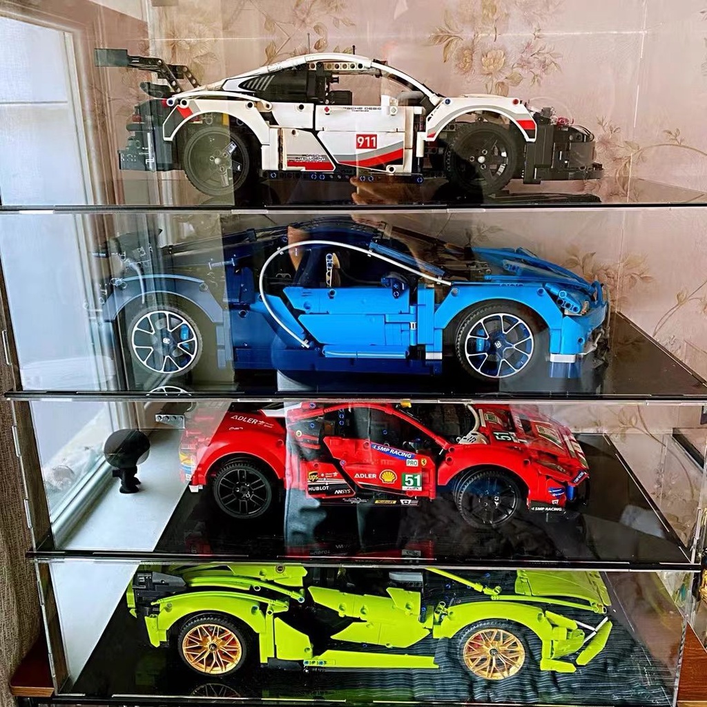 Suitable for Lego Lamborghini Bugatti Display Box Car Porsche 911 - Main Image