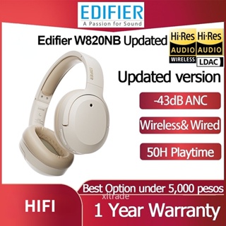 Edifier W820NB Wireless Headphones Hybrid ANC Active Noise Cancelling  Hi-Res Audio Bluetooth 5.0 40mm Driver Bluetooth Headset - AliExpress