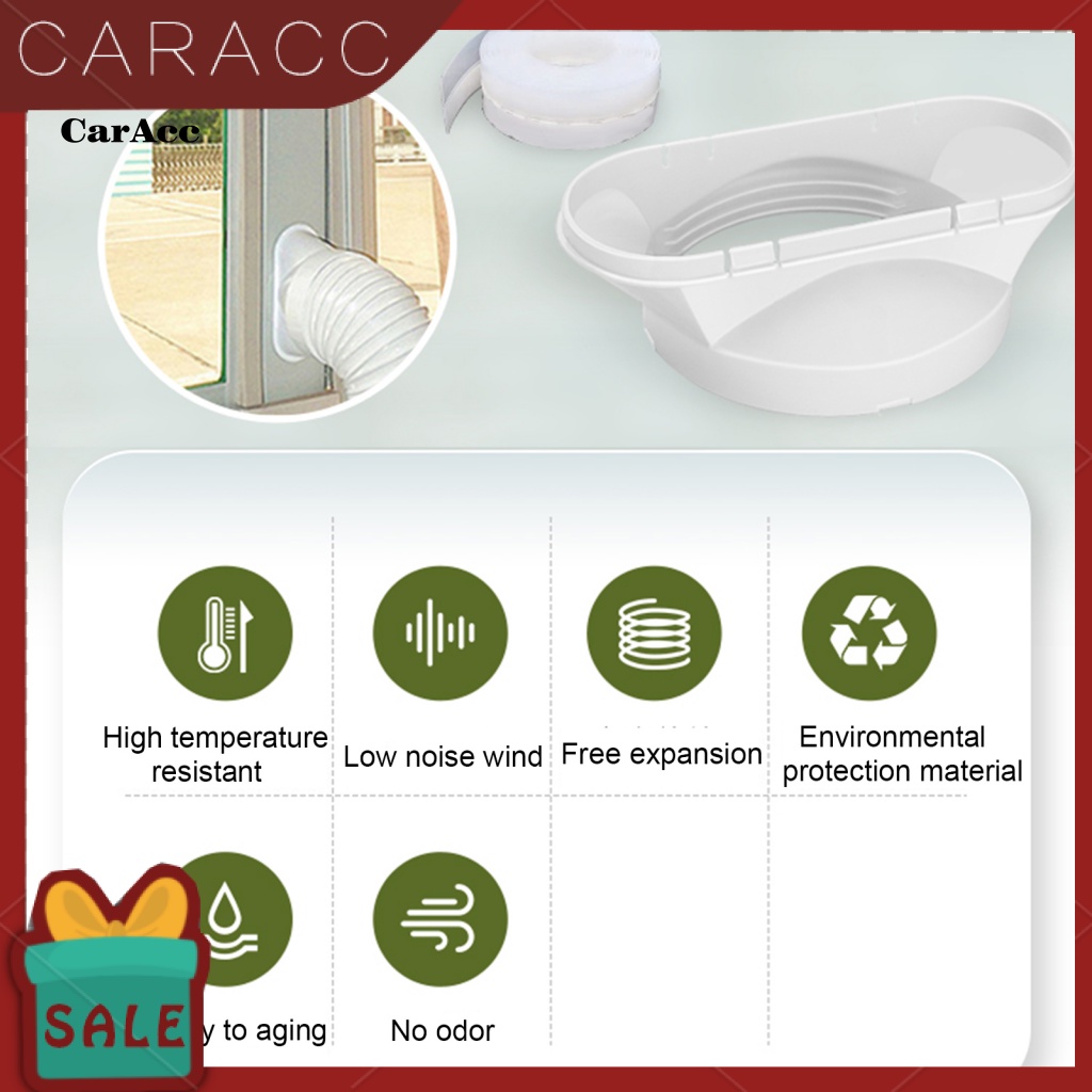 Air Conditioner Vent Kit Portable Adjustable 13cm Flat Mouth Interface