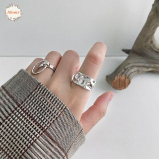 Chunky silver hot sale thumb ring