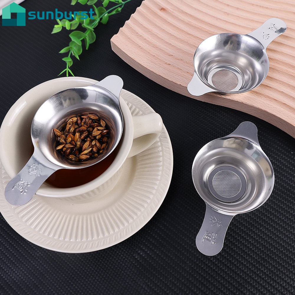 Stainless Steel Double Ear Tea Making Tools Binaural Fine Mesh Tea ...