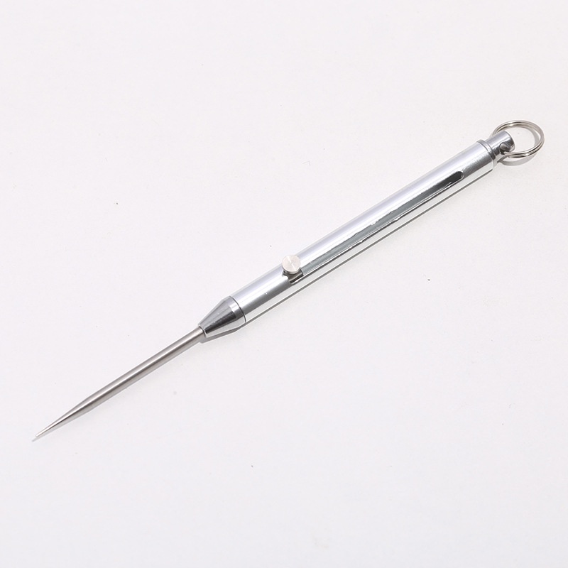 Titanium Alloy EDC Telescopic Toothpick Stick , Fruit Fork, Camping ...