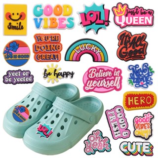 crocs jibbitz motivational phrases - Prices and Deals - Jan 2024