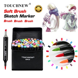 TOUCHNEW Sketching markers Soft brush Marker pen set brush