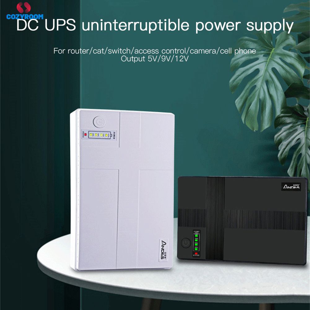 Mini Portable UPS Router 5V 9V 12V Uninterruptible Power Supply for WiFi,  Router Large Capacity Backup