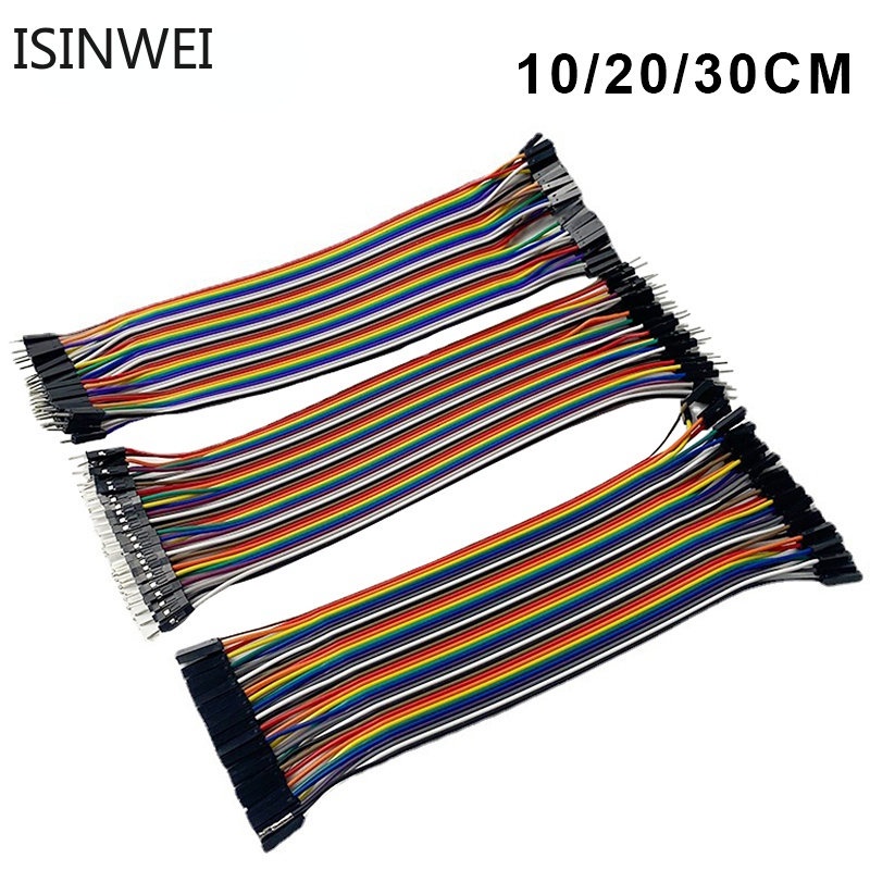 10CM 20CM 30CM 40Pin Dupont Line Male To Male + Male To Female And ...