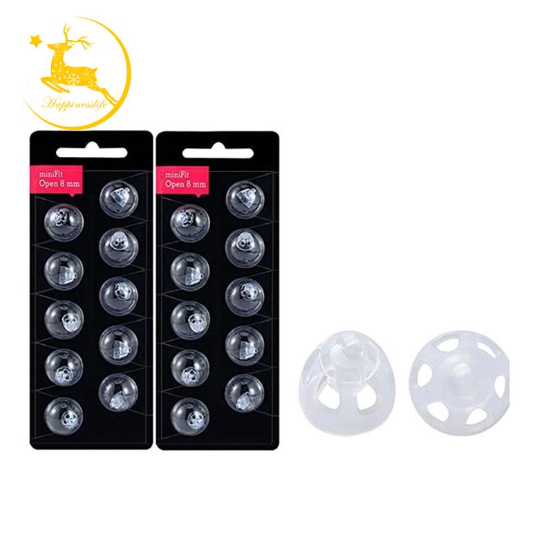 Hearing Aid Domes for Oticon MiniFit Open Vent Domes 2 Packs (8mm