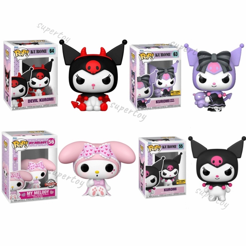 Funko POP 55 56 63 64 Animation: Sanrio - Kuromi Devil Kuromi My Melody ...