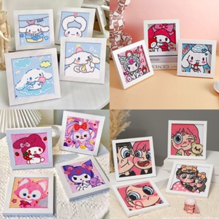 Sanrio Diamond Painting Childrens Handmade Kuromi DIY Art Crafts Cartoon  Animal Diamond Painting Set Creative Arts Crafts Set - AliExpress