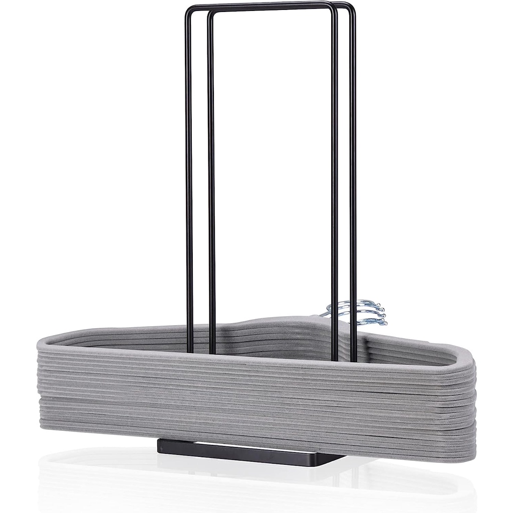 Hanger Storage Rack, Wardrobe Laundry Room Hanger Stacker, Can Hold 110 ...