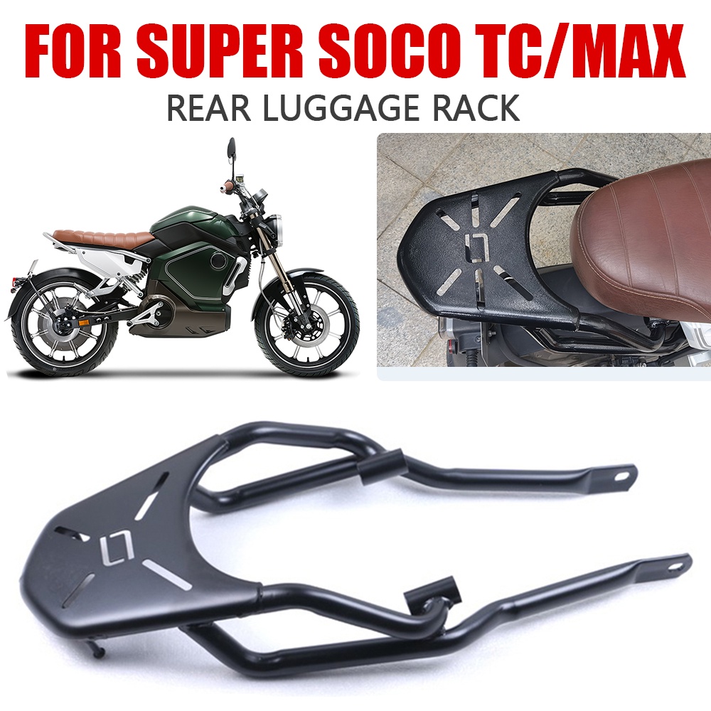 View of For Super Soco TC MAX Motorcycle Accessories Rear Rack Luggage Shelf ...