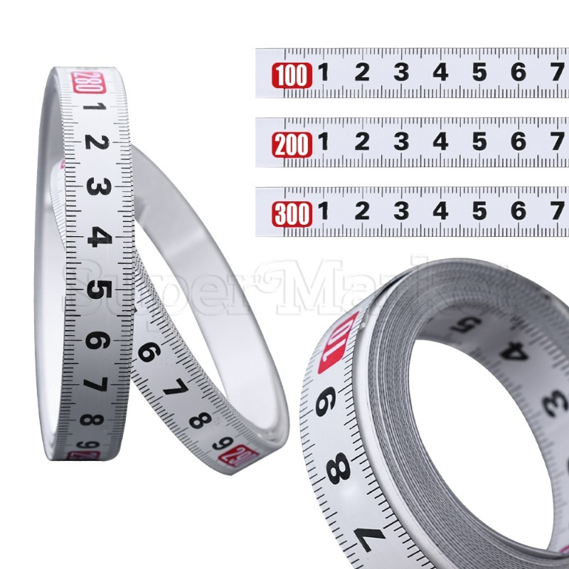 Measure Metric Scale Durable Ruler Self Adhesive Metric Scale Ruler 3m ...
