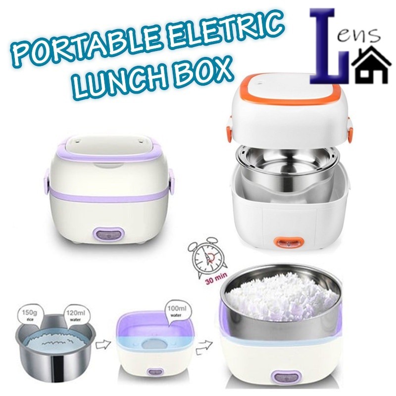 Multifunction Stainless Steel Electric Lunch Box Portable Mini Rice ...