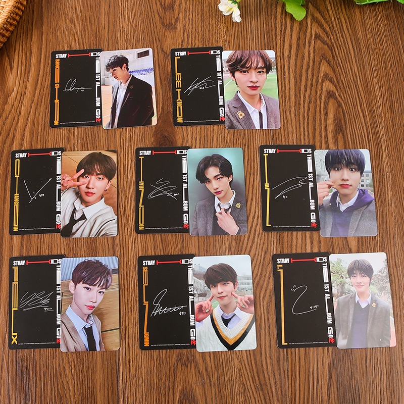 8-11pcs/set STRAY KIDS SKZ HOP Photocards MAXIDENT PC Version Lomo