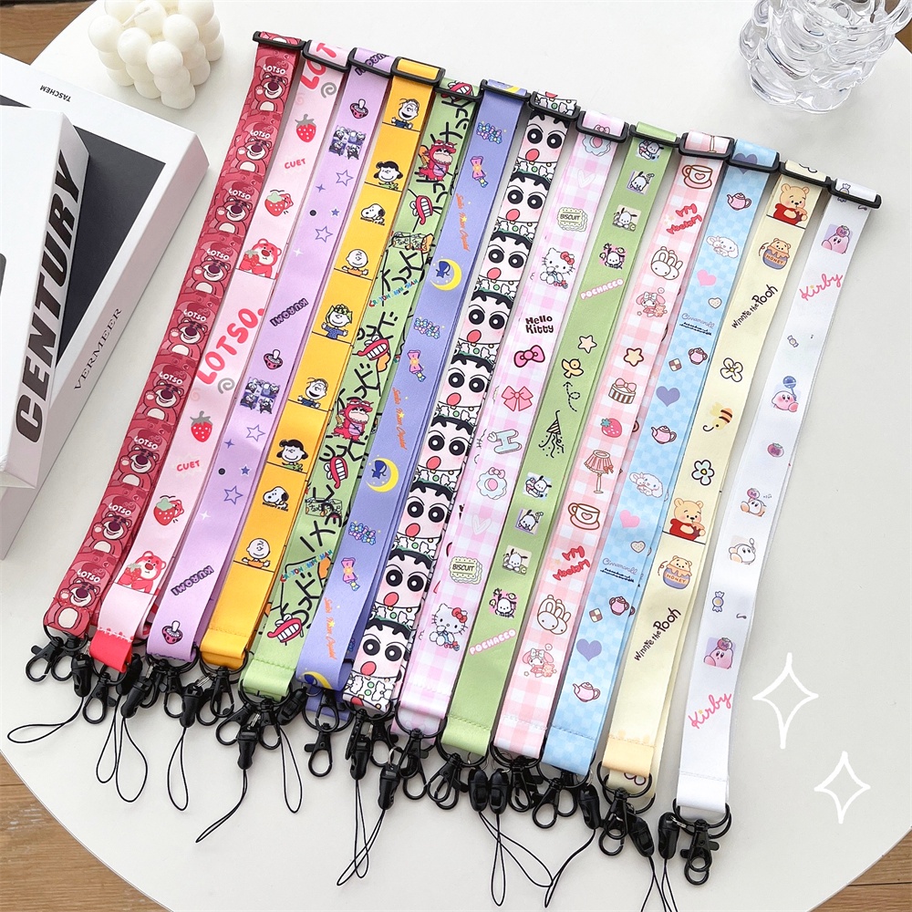 Cute Crayon Shin-Chan Snoopy Braided Mobile Phone Crossbody Neck ...