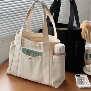 2023 Autumn New Arrival Japanese Style Tote Bag For Women, Simple Design  And Large Capacity Shoulder Bag For School And Commute