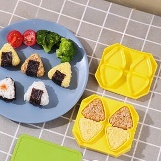 6PCS/Set DIY Sushi Mold Onigiri Rice Ball Food Press Triangular Sushi Maker  Mold Sushi Kit Japanese Kitchen Bento Accessories - AliExpress