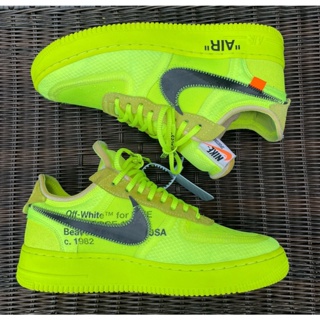 Nike Air Force 1 Low Off-White Volt – YankeeKicks Online