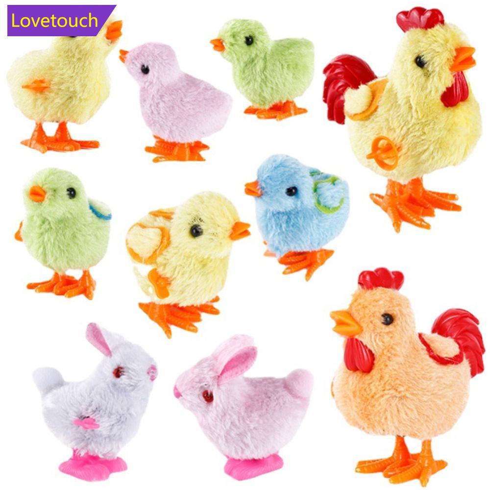 LOVETOUCH Plush Wind Up Chicken Jumping Walking Hopping Cartoon Plush  Chicken Clockwork Rabbit Walking Chicks Toys Baby Playing Toy B3C8 | Shopee  Singapore