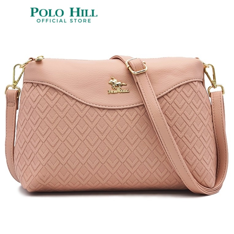 POLO HILL Ladies Tessellated Sling Bag PHH2621 Shopee Singapore