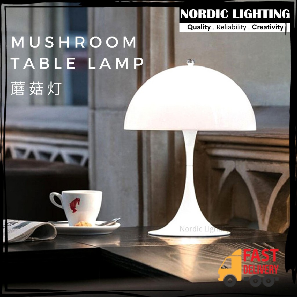 Nordic Lighting Modern Simplicity Mushroom Table Lamp Home Decor Design ...