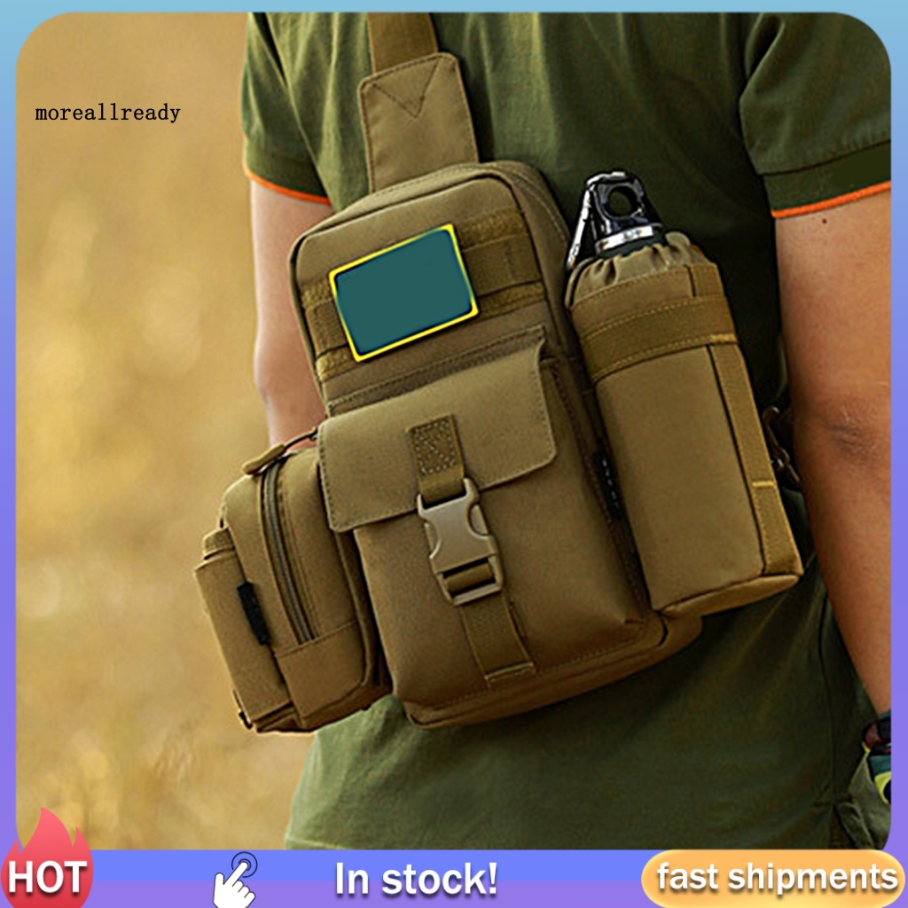 Sports Chest Bag Multifunctional Large Capacity Waterproof Outdoor Military Tactical Molle Sling