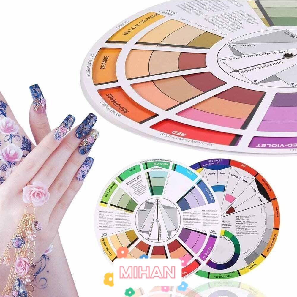 MH Chromatic Color Wheel Artist Round Central Circle Rotates Makeup ...