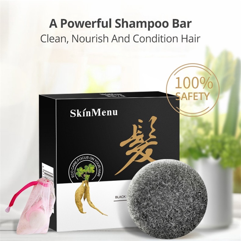 Herbal Soild Shampoo Bar Natural Formula EcoFriendly Soap For Hair