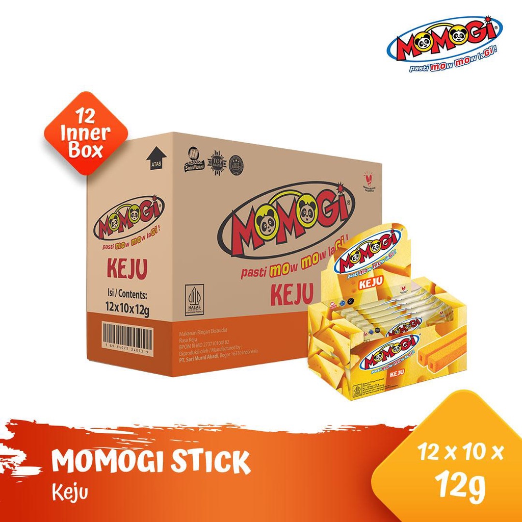 Momogi Cheese Sticks 12g (1 Carton @ 12 Boxes) | Shopee Singapore