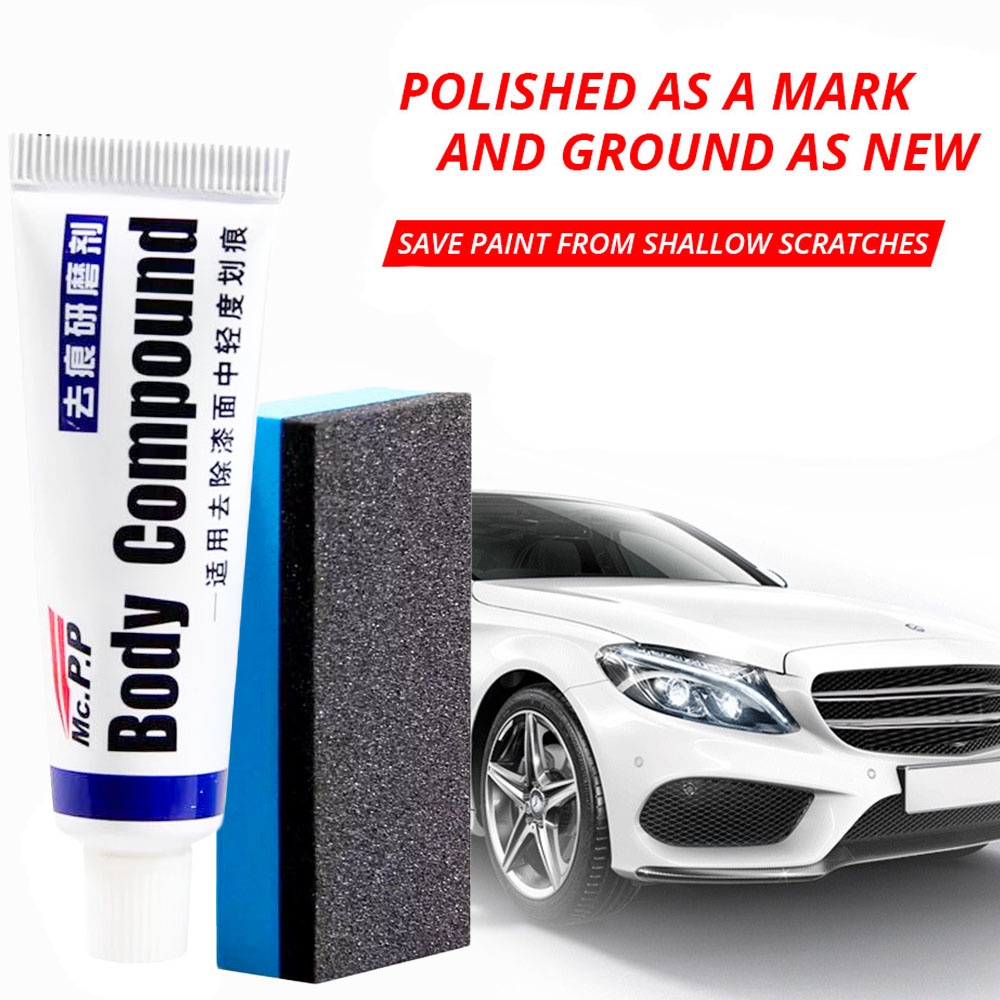 Repair body paste composed of car wax to repair scratches and on the