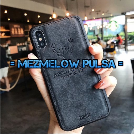 Hard Case Casing Bahan Kain Kanvas Leather Case SAMSUNG A54 5G - Gambar 3